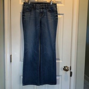 LOFT original boot cut, 98% cotton size 8 jeans 8 inch rise 32 inch inseam
